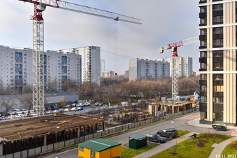 Фотографии хода строительства - ЖК "Октябрьское поле"