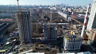 Фотографии хода строительства - "Павелецкая Сити"
