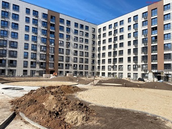 Фото хода строительства - Многоквартирный жилой дом № 1.2 в жилом комплексе в Высокогорском муниципальном районе РТ