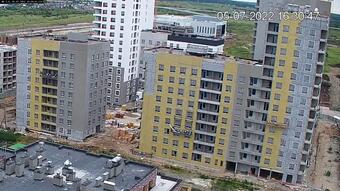 Фото хода строительства - Район Солнечный в г.Екатеринбурге.Жилой блок 2.6