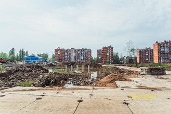 Фотографии хода строительства - Жилой квартал " Новое Колпино"