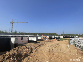 Фотографии хода строительства - ЖК"Панорама в Славном"
