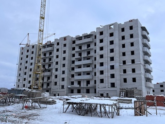 Фото хода строительства - Жилой дом №21 по генплану III Южного жилого района по ул.Маршала Конева в г.Вологде