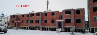 Фото хода строительства - Многоквартирные жилые дома в границах улиц Павлова Патрикеева в г.Салехард ЯНАО-2этап строительства
