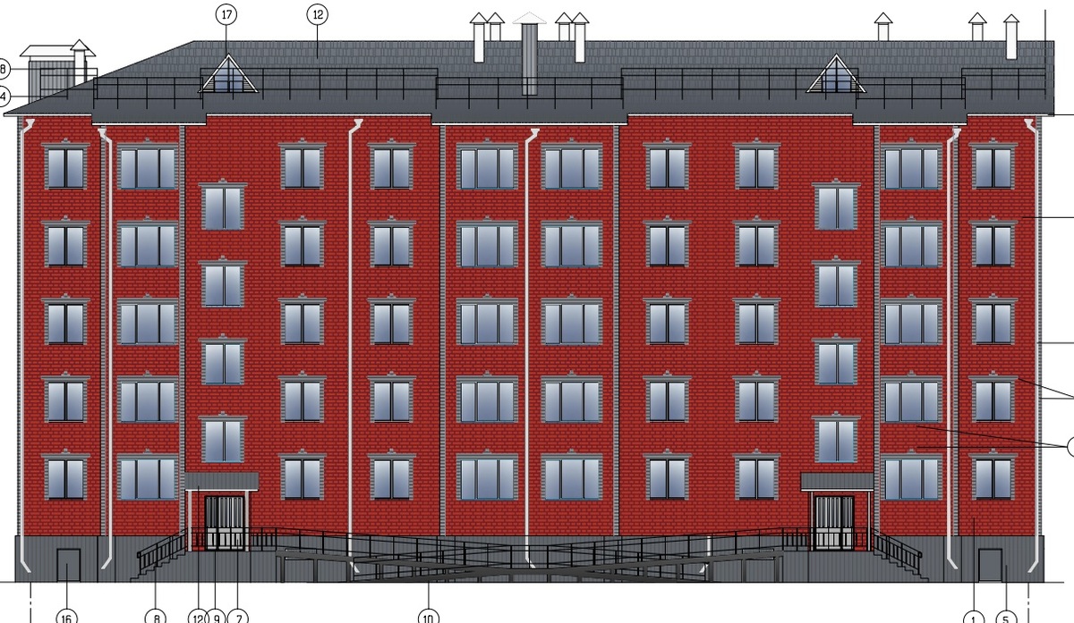 Многоквартирные жилые дома в границах улиц Павлова Патрикеева в г.Салехард ЯНАО-2этап строительства фото