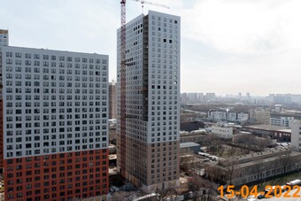 Фотографии хода строительства - Многофункциональный жилой комплекс Новохохловская 15