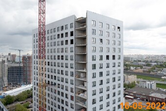 Фотографии хода строительства - Многофункциональный жилой комплекс Новохохловская 15