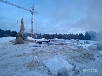 Фотографии хода строительства - ЖК "Хвойный"