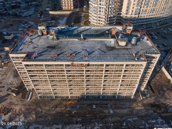 Фото хода строительства - Жилой комплекс "Приморский квартал" (корпус 54)