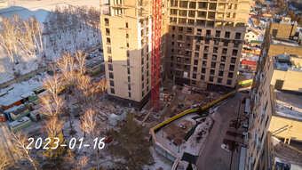 Фото хода строительства - ЖК"Горки"II этап
