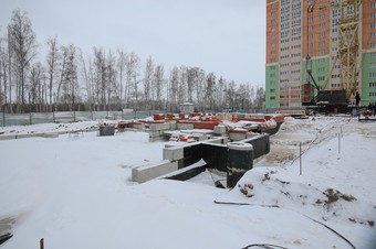 Фотографии хода строительства - Жилой комплекс "Скобелев"