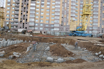 Фотографии хода строительства - ЖК "Курская 2" дом 5 блок-секция 1