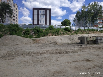 Фотографии хода строительства - NEXT на Площади Партизан