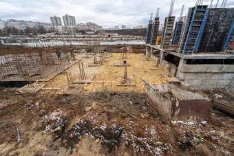 Фотографии хода строительства - Жилой комплекс "Спутник Сити"