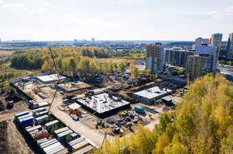 Фотографии хода строительства - Квартал на Московском 