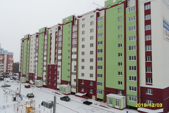 Фотографии хода строительства - Комплекс многоквартирных жилых домов с нежилыми помещениями надземно-подземным паркингом в г.Рязани 205 квартал (за ТД "Барс")