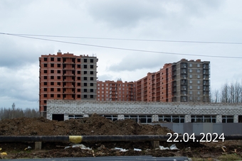 Фотографии хода строительства - Жилой квартал "Новое Колпино"