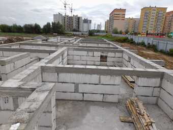 Фотографии хода строительства - "Многоквартирные жилые дома по ул.Левитана в г.Калининграде.Жилой дом № 1 по ПЗУ (1 этап строительства)"