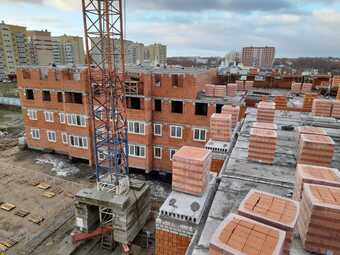 Фотографии хода строительства - "Многоквартирные жилые дома по ул.Левитана в г.Калининграде.Жилой дом № 1 по ПЗУ (1 этап строительства)"