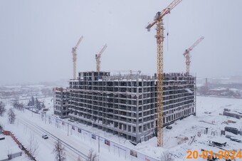 Фотографии хода строительства - Сиберово к.1