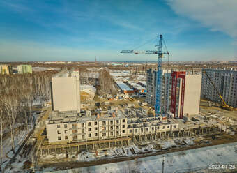 Фотографии хода строительства - Жилой комплекс "Краснопольский"
