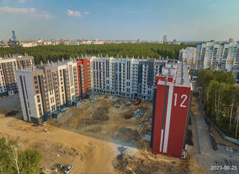 Фото хода строительства - Жилой комплекс "Краснопольский"