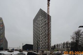 Фото хода строительства - Жилой комплекс "Римского-Корсакова 11"