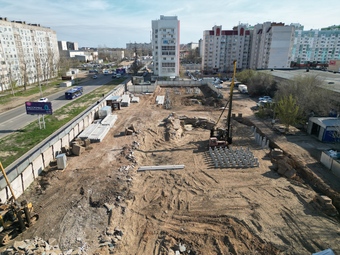 Фотографии хода строительства - Аксиома на Минусинской M II