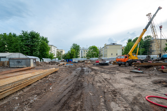 Фотографии хода строительства - Level Бауманская
