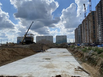 Фотографии хода строительства - ЖК "Героев"