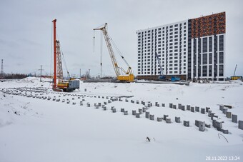 Фотографии хода строительства - ЖК Крылов