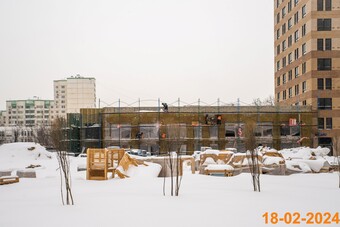 Фотографии хода строительства - Жилой комплекс Кронштадтский 9