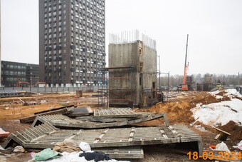 Фото хода строительства - Жилой комплекс"Саларьево парк"