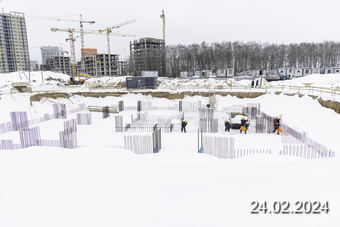 Фотографии хода строительства - Бунинские кварталы
