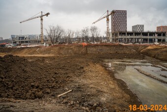 Фотографии хода строительства - Жилой комплекс "Бусиновский парк"