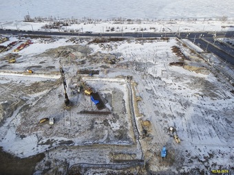 Фотографии хода строительства - Жилой комплекс "Огни залива"