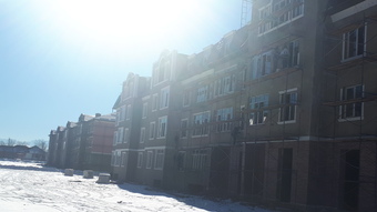 Фото хода строительства - 20 -квартирный 4-х этажный жилой дом №12 (тип № 3а) Жилой комплекс "Новый город"