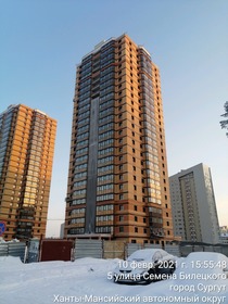 Фото хода строительства - Многоквартирный жилой дом №3 со встроенно-пристроенными помещениями общественного назначения в микрорайоне 45 г.Сургута