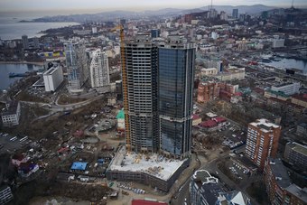 Фотографии хода строительства - "Многофункциональный комплекс "Аквамарин" в р-не б. Федорова в г. Владивостоке" 1 этап.