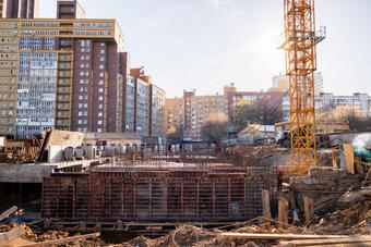 Фотографии хода строительства - ЖК "Янтарь"