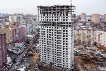 Фото хода строительства - ЖК "Янтарь"