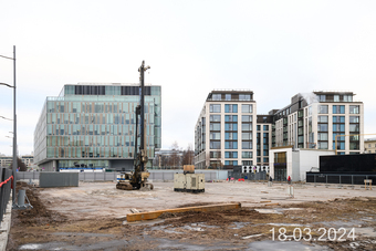 Фотографии хода строительства - GloraX Business Петроградский